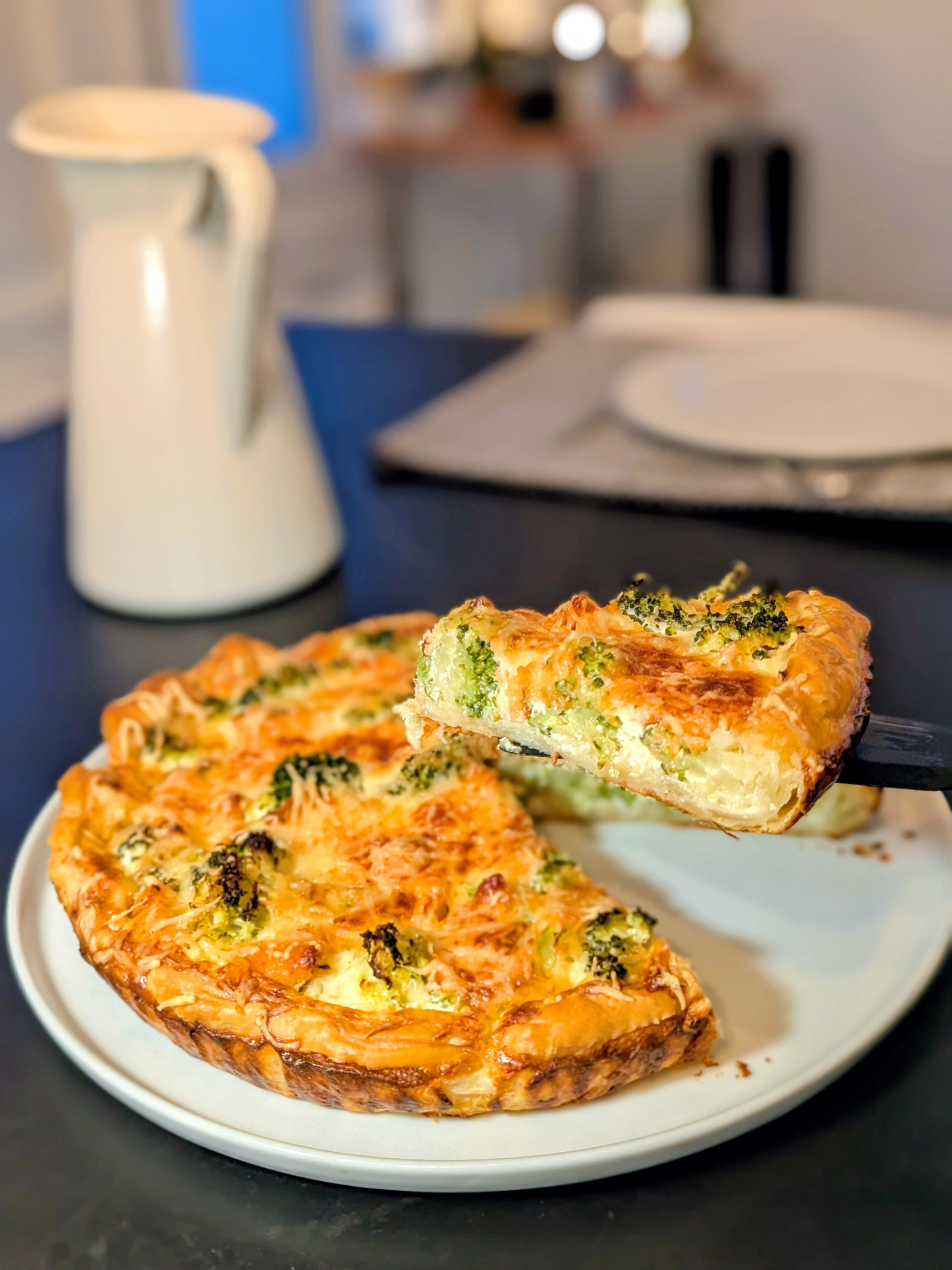 Tarte saumon brocolis